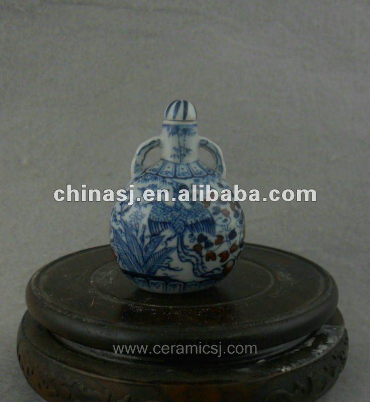 beautiful ceramic blue and white Tea set with fung-hwang design WRYAJ03