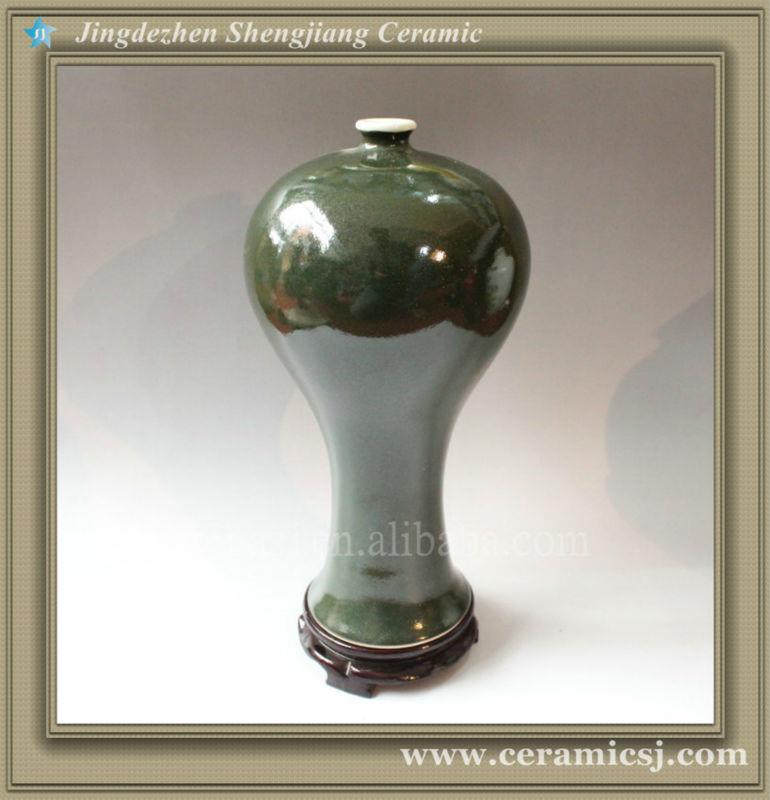 RYVZ05 Chinese jingdzhen green ceramic flower mini vase