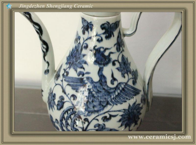 RYWB03 Yuan Dynasty Antique decorative ceramic teapot