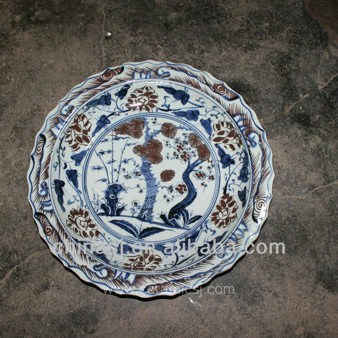 big decorative Porcelain Plate for appreciate RYVH11