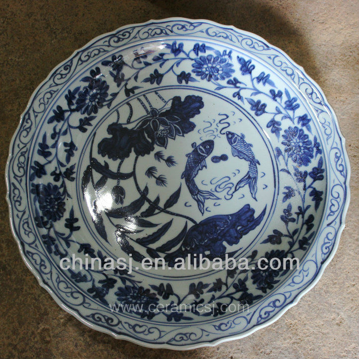 big decorative Porcelain Plate for appreciate RYVH15