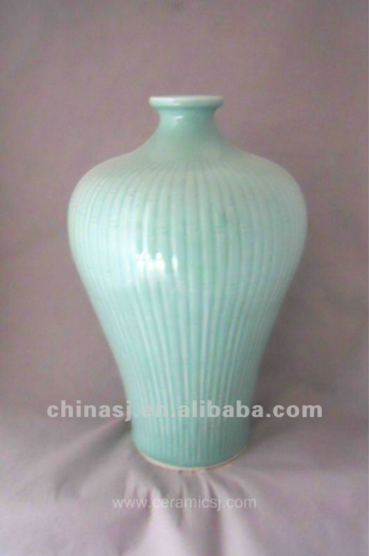 handmade green porcelain vase WRYKB99