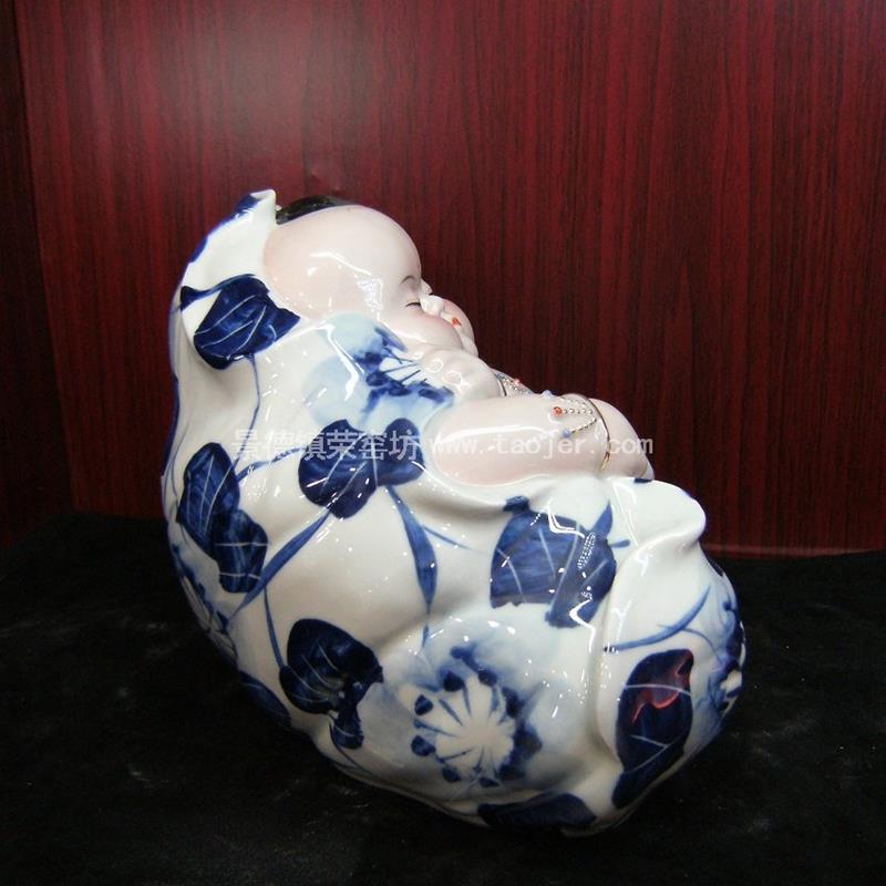 Fine ceramic figurine Buddhist monk WRYEQ18