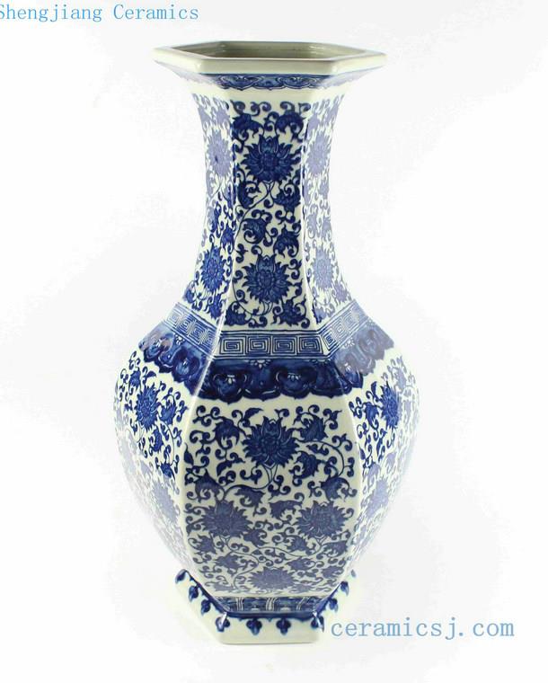 Rytm36 H20 5 Wholesale Blue And White Porcelain Floral Vases