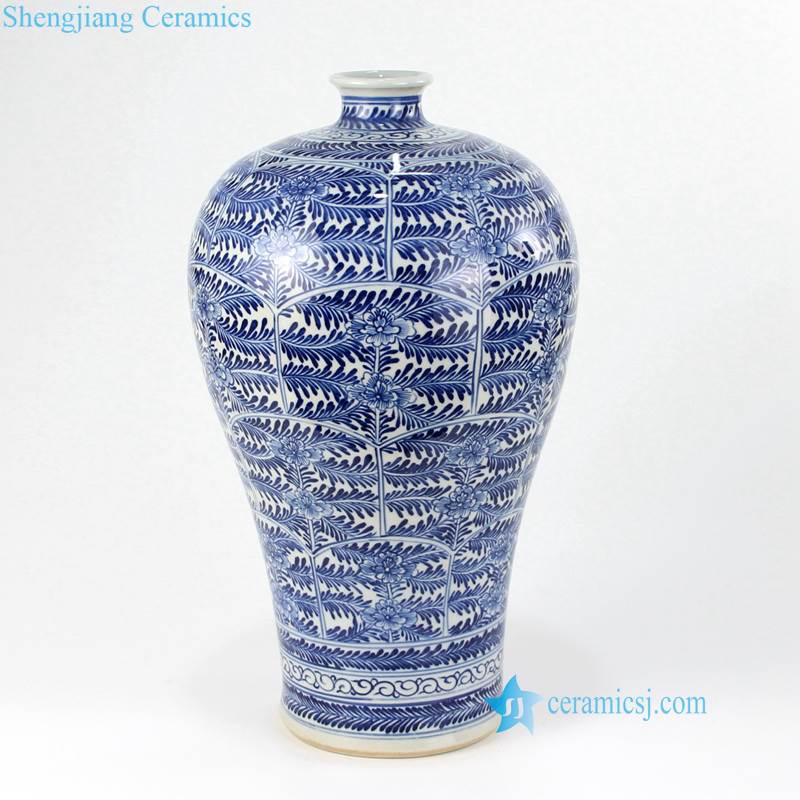 plump shoulder shape ceramic vase