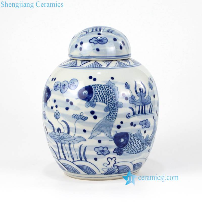 ceramic tea leaf jar