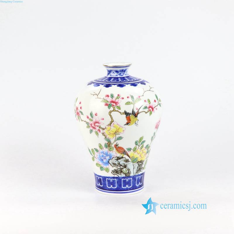 narrow mouth flower vase