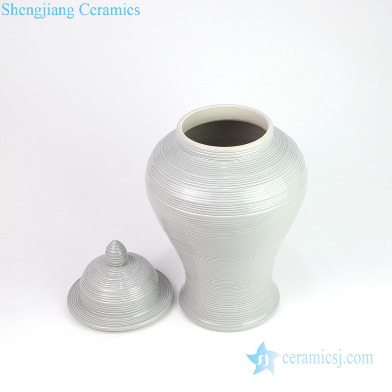 round mouth ceramic ginger jar