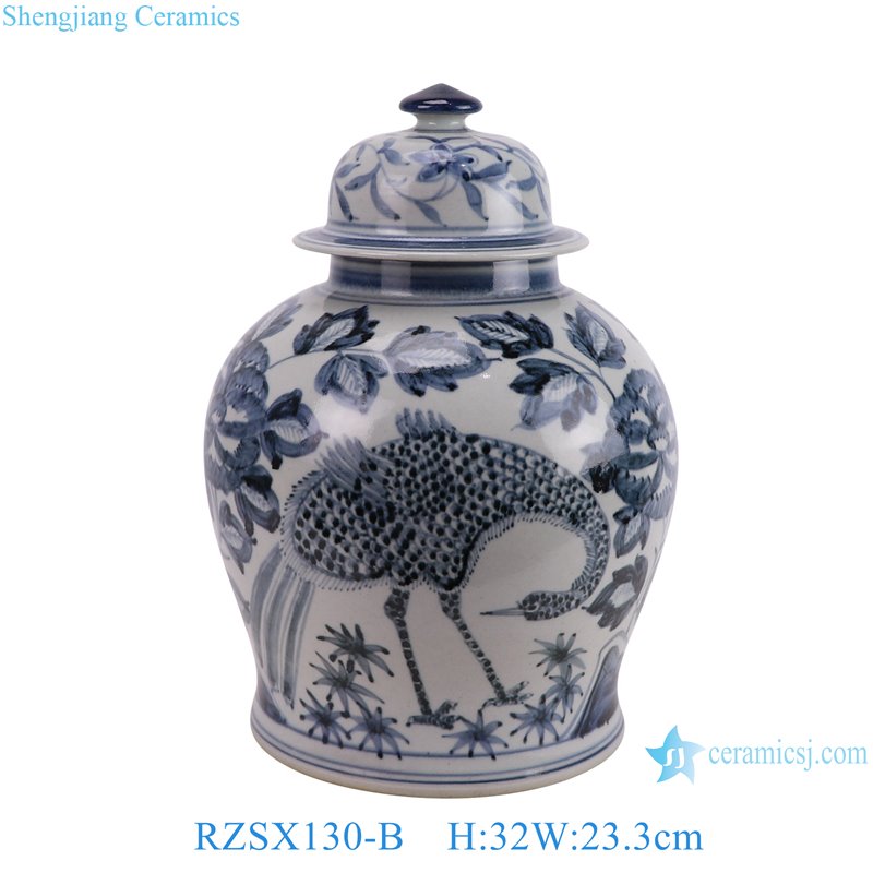 Rzsx124-130 Series Jingdezhen Hand-painted Flower Pattern Modern Home 