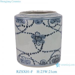 RZSX01-F Jingdezhen ceramics high quality hand-painted home decoration ceramic flowerpot