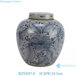 RZSX07-E Jingdezhen blue and white porcelain new hand-painted ceramic jar