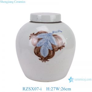 RZSX07-I Jingdezhen porcelain high quality antique blue and white glazed ceramic jar