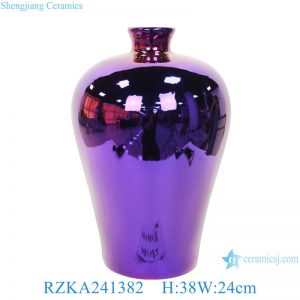 RZKA241382/RZKA241397 Novelty Gradient Color Porcelain Flower Vase Chinese Handmade Ceramic Vases