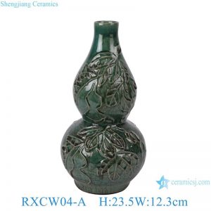 RXCW04-A Jingdezhen Porcelain High Quality Affordable Home Decoration Dragon Gourd Vase Ceramic Vase