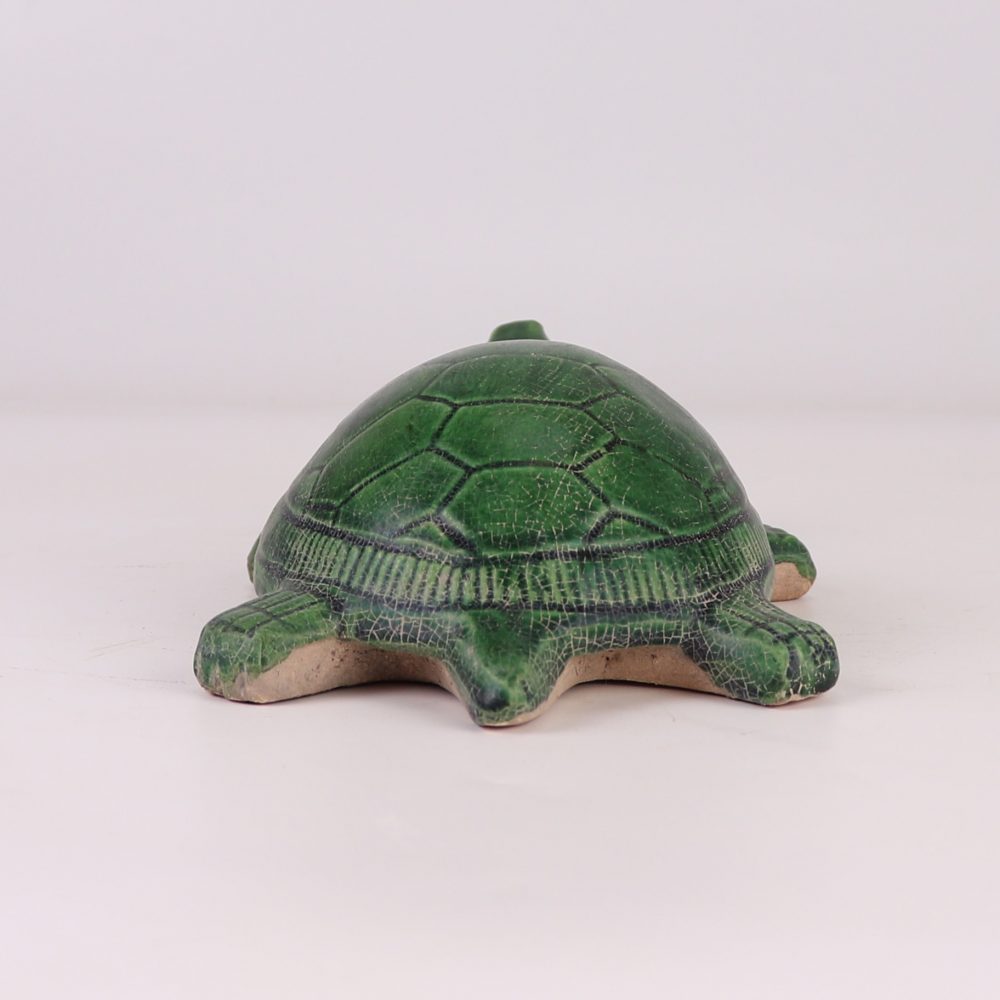 Jingdezhen porcelain home decoration small ornaments gifts ceramic turtle rear view