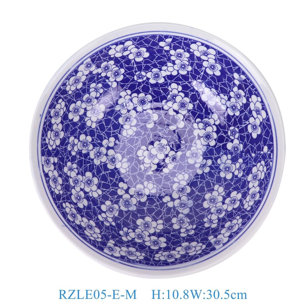 RZLE05-E Jingdezhen porcelain blue and white series high quality dragon pattern home and restaurant ceramic dinner plate medium size