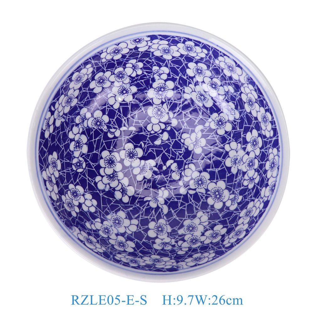 RZLE05-E Jingdezhen porcelain blue and white series high quality dragon pattern home and restaurant ceramic dinner plate small size