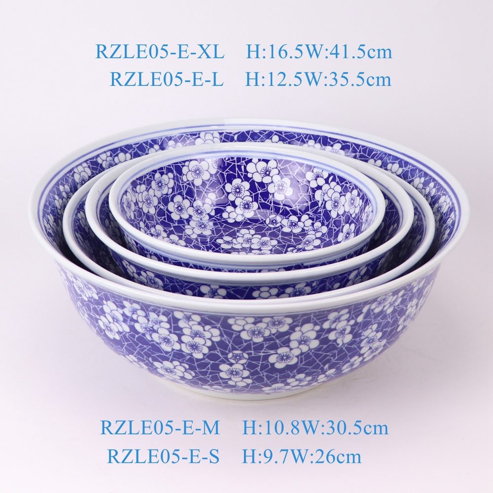 RZLE05-E Jingdezhen porcelain blue and white series high-quality dragon pattern home and restaurant ceramic dinner plates set